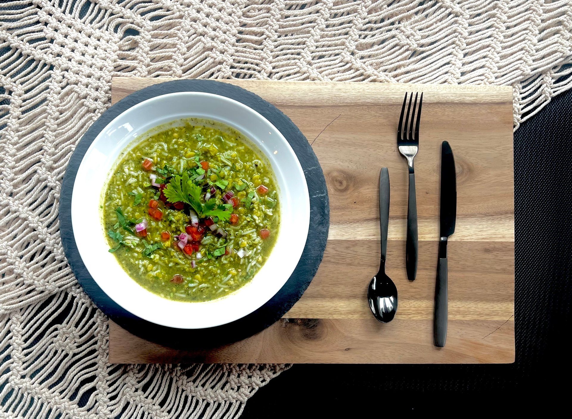 Palak Dal Khichdi.