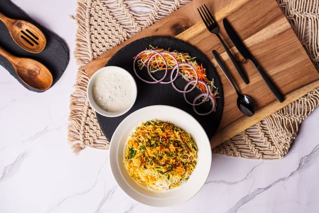 Chicken Tikka Biryani.