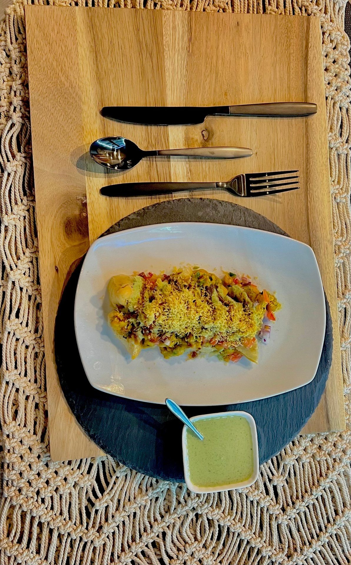 Samosa Chaat.